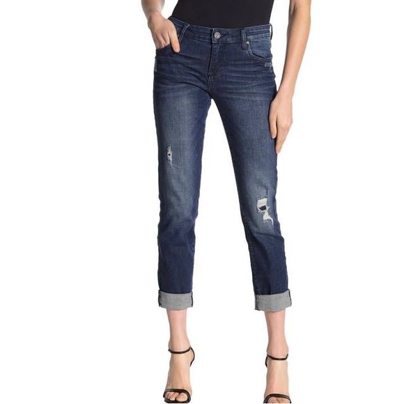 Kut from the Kloth Denim - Kut From the Kloth Catherine Distressed Boyfriend Jeans